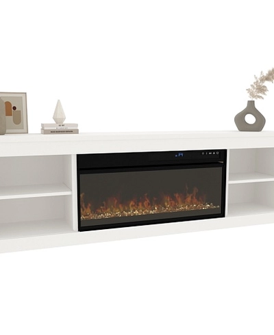 Тумба ТВ навесная с электрокамином L545.351