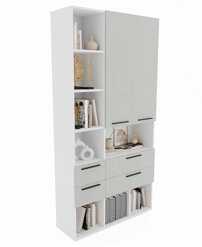 Шкаф напольный книжный L-201 L/R