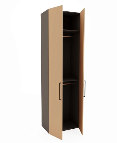 Шкаф двухдверный со штангой L243.44