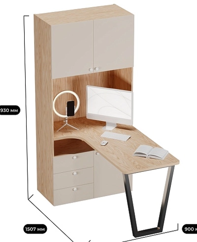 Cтол-стеллаж L402 L/R