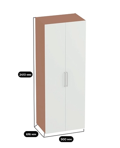 Шкаф двустворчатый LG-210.60-3