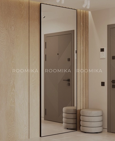 Зеркало в профиле R129.2 с подсветкой