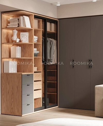 Шкаф 1 дверный широкий L221.60-1