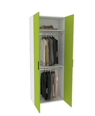 Шкаф двухдверный узкий L210.44-1