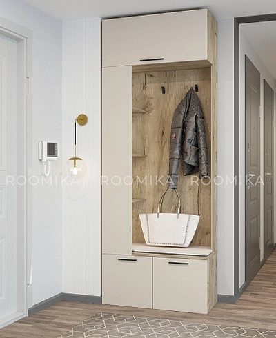 Секция с вешалкой и полками L409 L/R