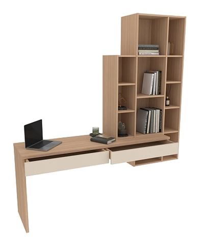 Стол-стеллаж R180 L/R