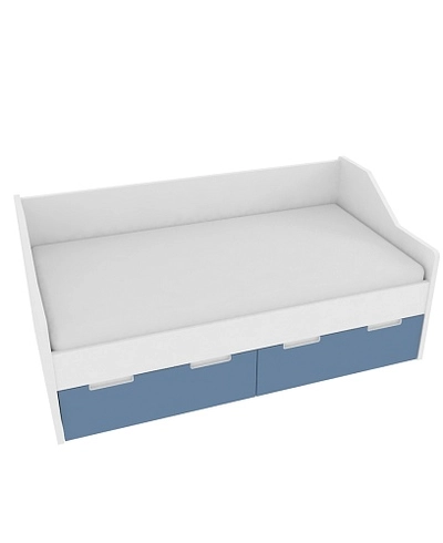 Кровать односпальная, фасады в эмали LE902.160, 80x160