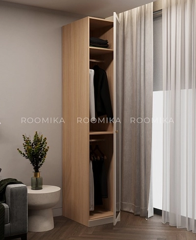 Шкаф одноверный для одежды  с зеркалом A220.60-1Z