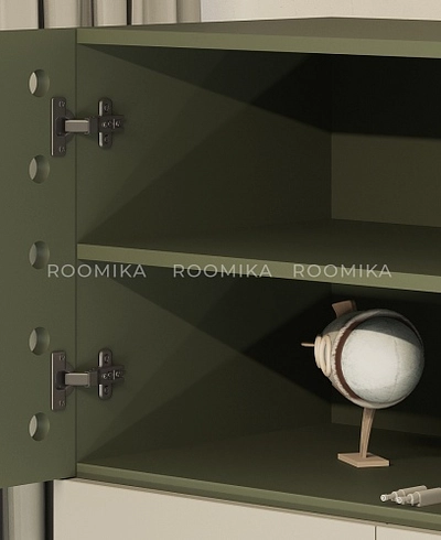 Рабочая зона Лацио фрезерованные фасады в эмали 99