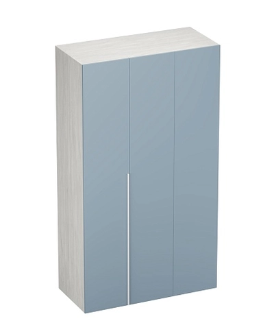 Шкаф со складными дверьми и фальш панелью, фасады в эмали LE206 L/R