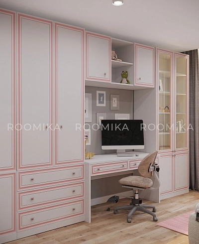 Шкаф книжный со стеклом А214S