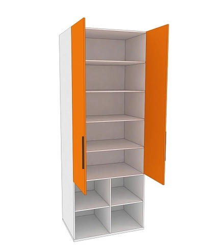 Шкаф двухдверный L217.60-4