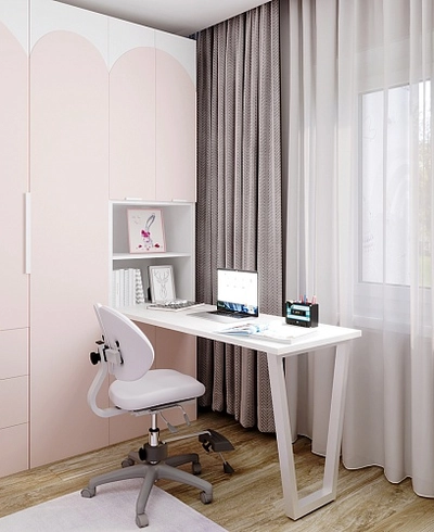 Розовая комната для девочки подростка Лацио 105