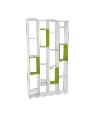 Стеллаж перегородка со вставками L238.130