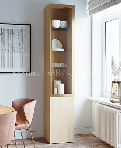 Шкаф со стеклянным фасадом R222.1