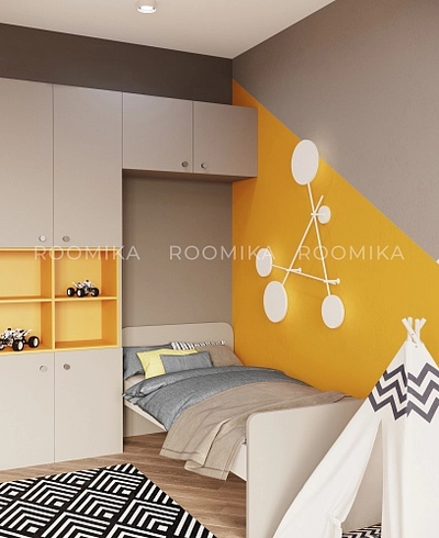 Шкаф книжный с нишей L216