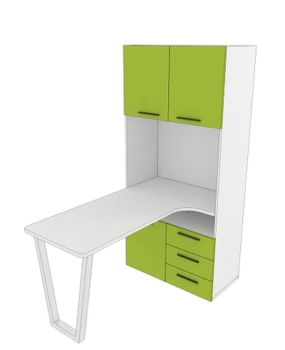 Cтол-стеллаж L402 L/R