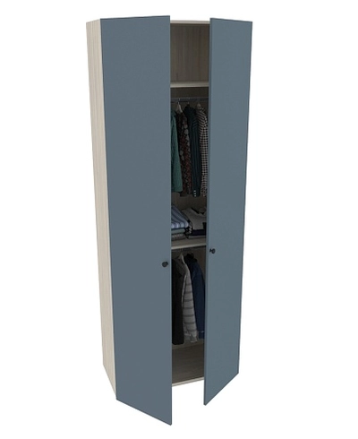 Шкаф двухдверный узкий L210.44-1