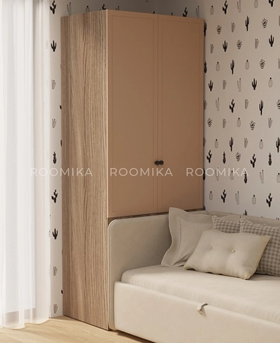 Шкаф для одежды с фальш панелью А212