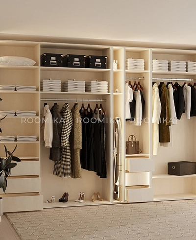 Шкаф с ящиками и штангой с подсветкой M450.45-3