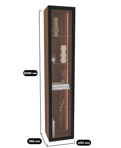 Шкаф R315.35ST на тумбу R506, R524 с подсветкой