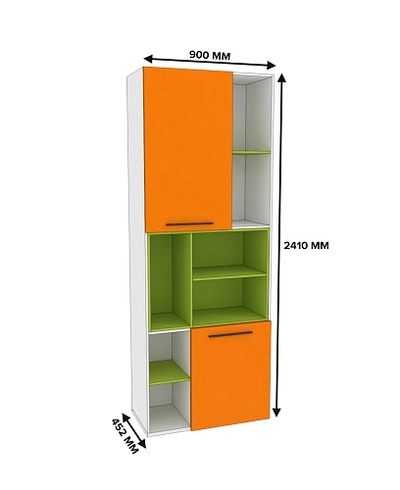 Шкаф книжный с нишей L227 L/R