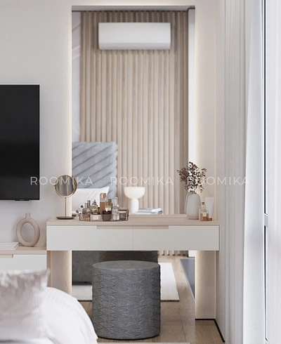 Туалетный столик, фасады в эмали LE-515