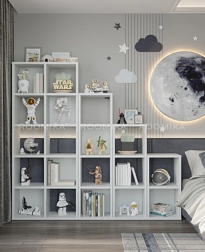 Cтеллаж сквозной книжный E802