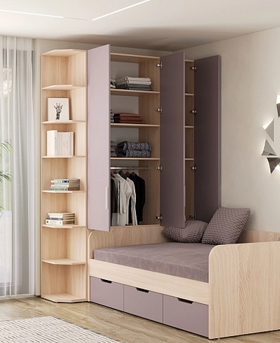 Шкаф двухдверный с фальш-панелью L212.4-120