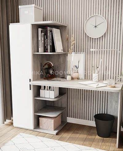 Рабочий стол со встроенным стеллажом HOF423