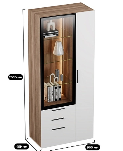 Шкаф с подсветкой R253