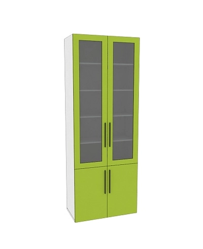 Шкаф книжный со стеклом L214S