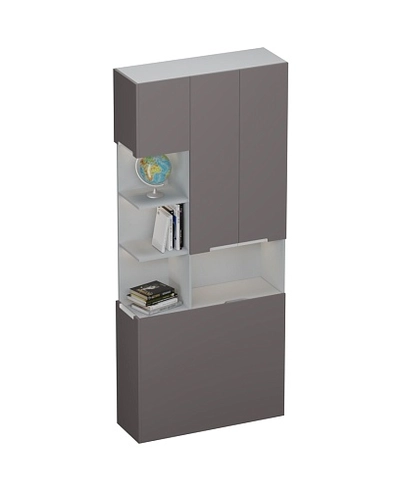 Шкаф с нишей с подсветкой, фасады в эмали LE212.3-90