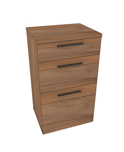 Тумба узкая 2 ящ. L875