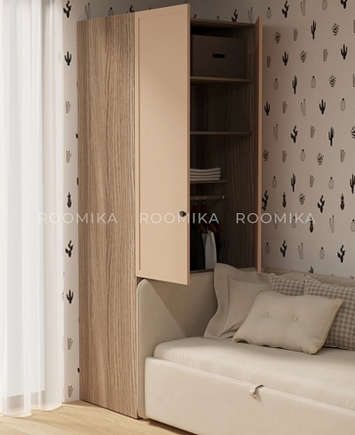 Шкаф для одежды с фальш панелью А212