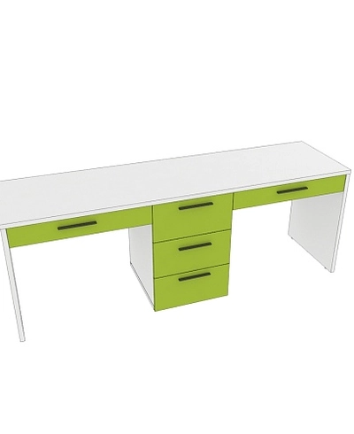 Cтол прямой на 2 рабочих места L718.2