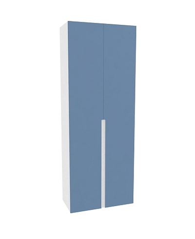 Шкаф двухдверный узкий, фасады в эмали LE210.44-4