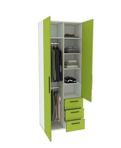 Шкаф комбинированный L215 L/R