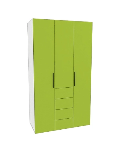 Шкаф трехдверный с ящиками глубокий L203.60