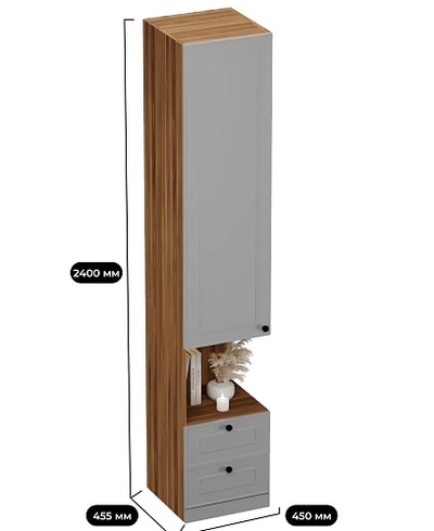 Шкаф для спальни с нишей с подсветкой A221.40