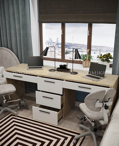 Cтол прямой на 2 рабочих места L718.2