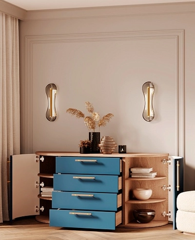 Комод радиусный на 1600 мм P746