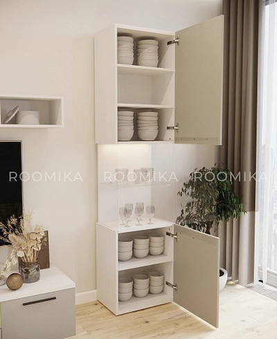 Шкаф напольный с подсветкой L225 L/R