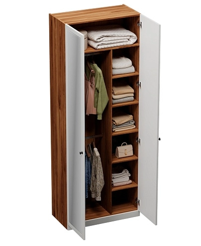 Шкаф двухдверный с зеркалом А210.44-4Z