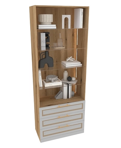 Шкаф книжный со стеклом А213S