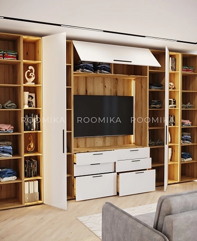 Шкафы для гостиной Лацио 15