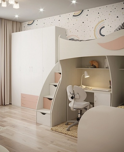 Шкаф 2 дверный с ящиками P211.45