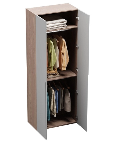 Шкаф 2 дверный, фасады в эмали LE210.44-1 нестандарт