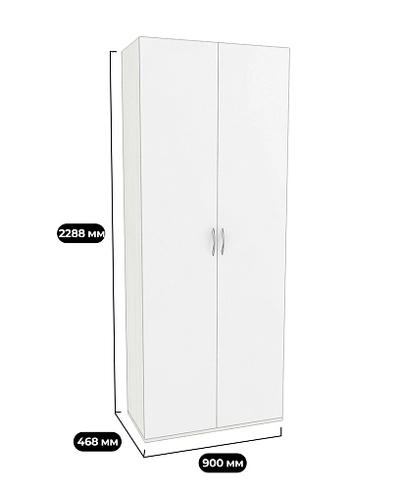 Шкаф 2 дверный P210.45