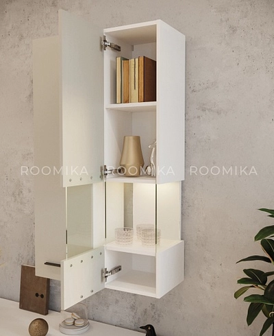 Шкаф навесной со стеклом, с подсветкой L381.2